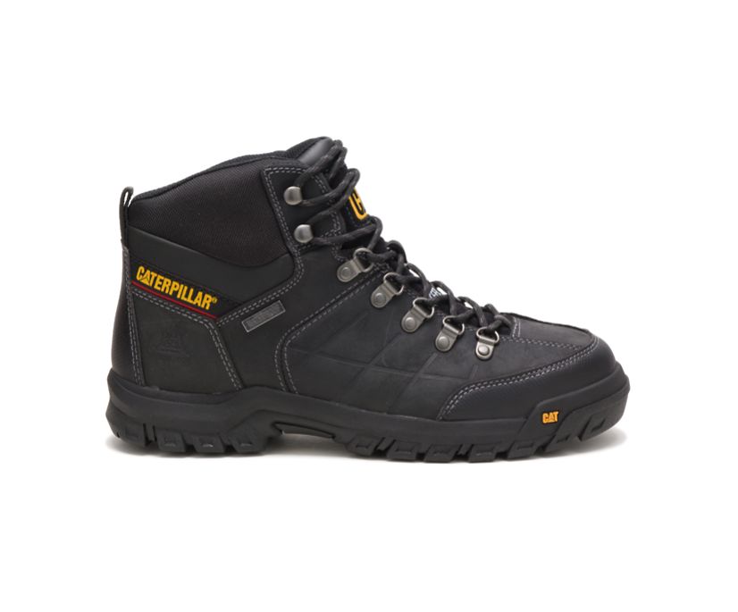 Caterpillar Threshold Waterproof Steel Toe - Sicherheitsstiefel Herren Schwarz - Schweiz UQKC-41379